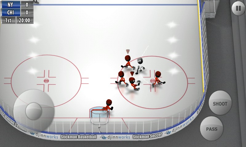 火柴人冰球(Stickman Ice Hockey)