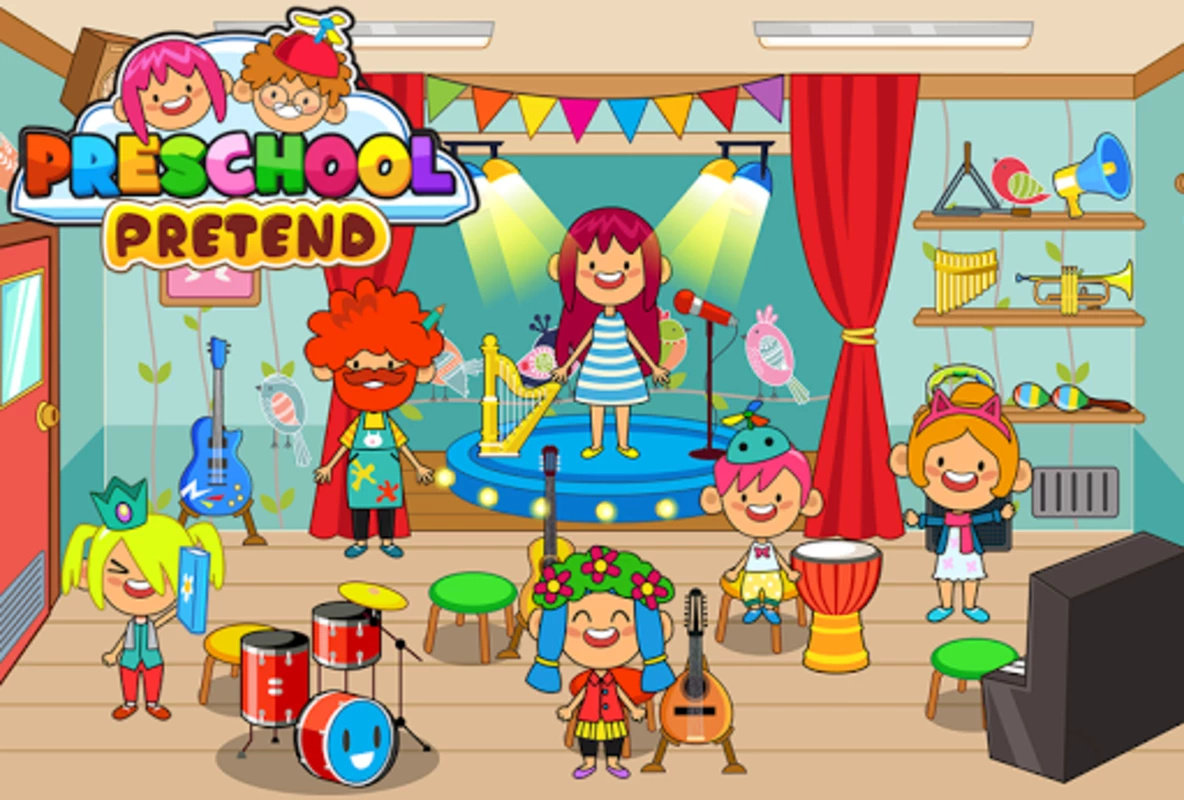 假裝去上學(Pretend Preschool)