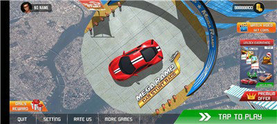 大坡道汽車特技駕駛(Mega Ramp Car Stunt Driving Games - Car Games)