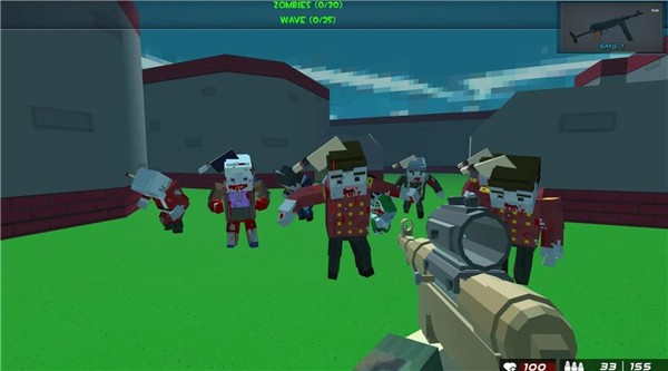 像素槍戰(zhàn)僵尸(Blocky Gun warfare Zombie)